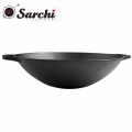 Wok de ferro fundido temperado Sarchi, 14 polegadas